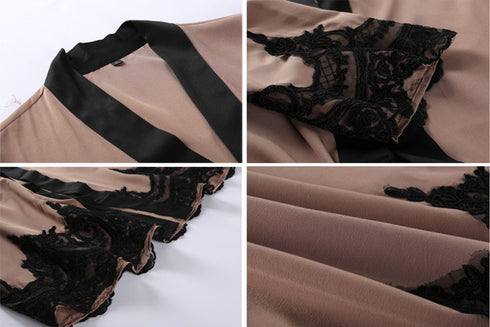 Women's Fashionable Long Cardigan Dress - ROUTINE FASHION